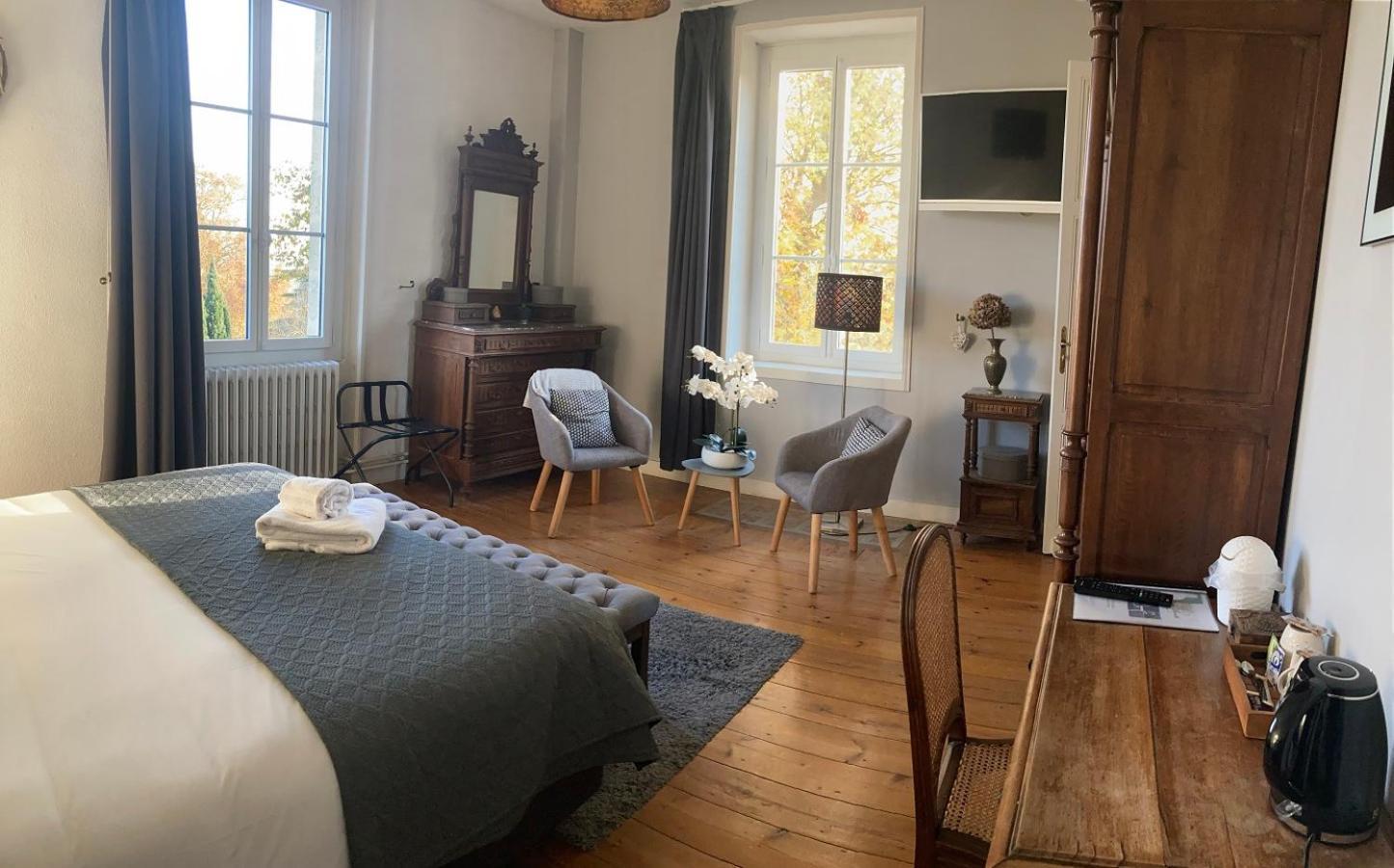 Hotel Château Marith - Etablissement climatisé avec Piscine à Clairac  Chambre photo